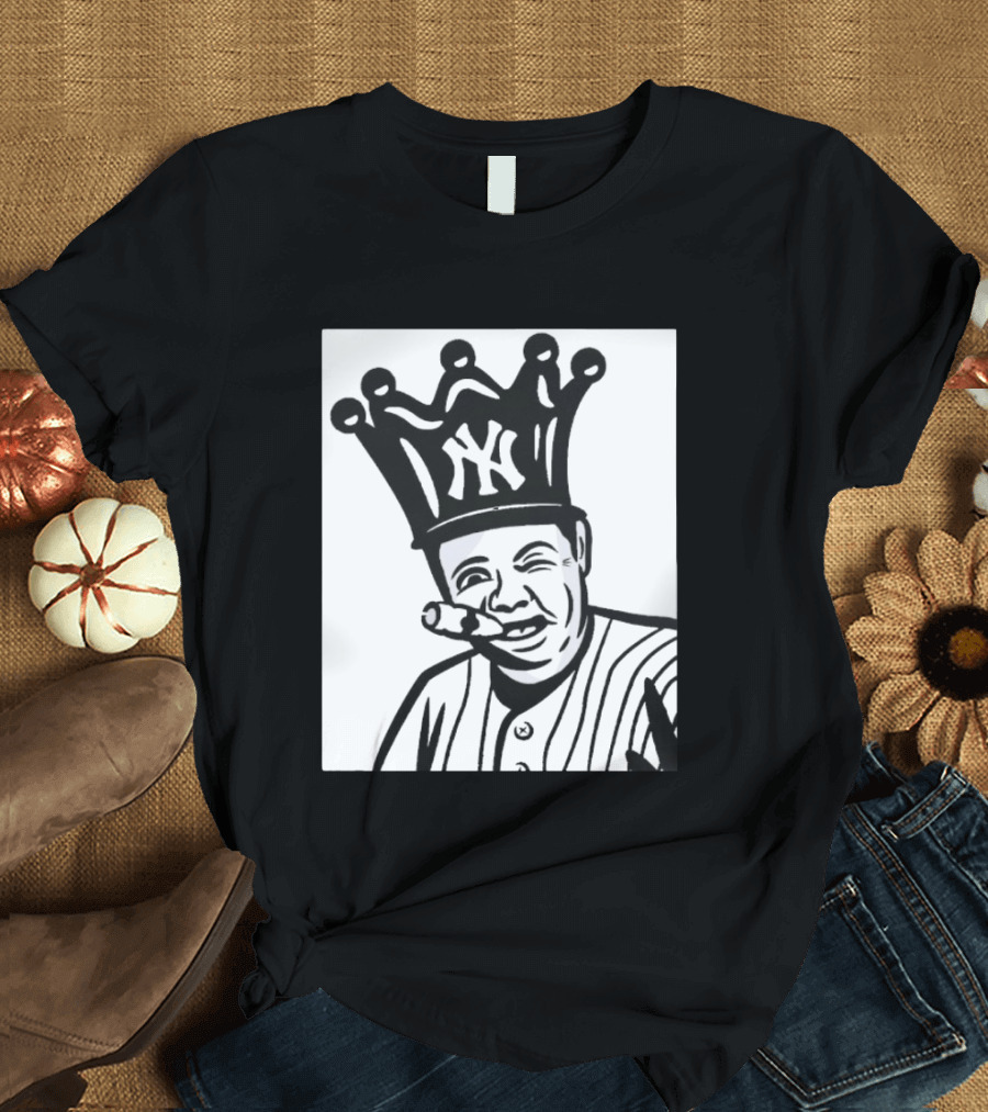 Babe Ruth Cigar Crown NY Yankees Opening Day T-Shirt