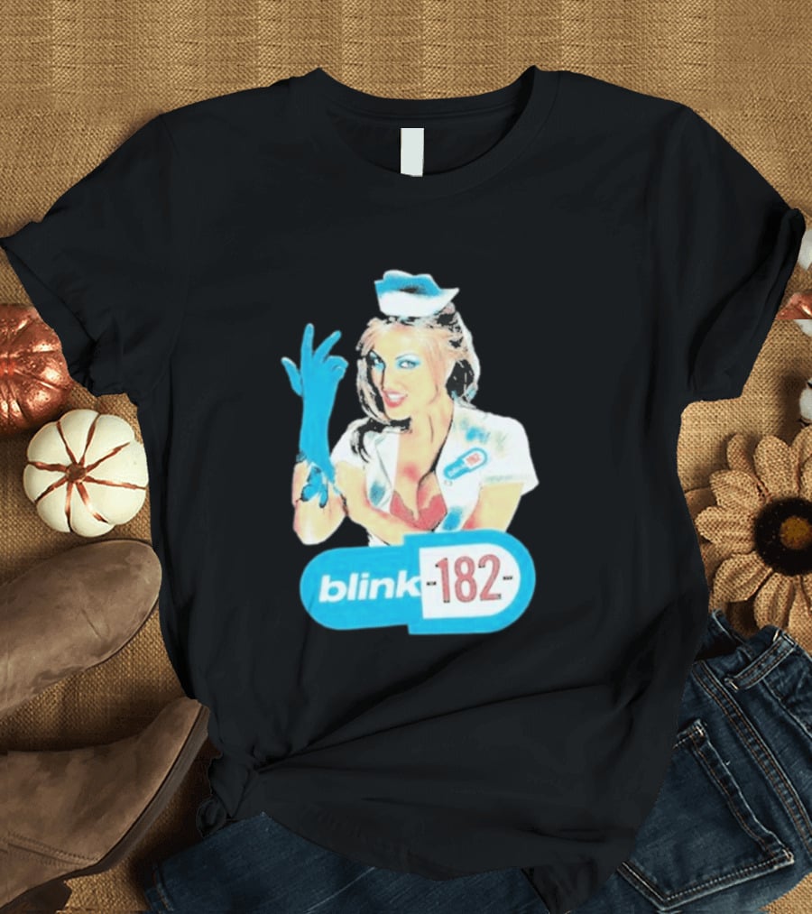 Blink 182 Enema of the State Nurse Glove T-Shirt