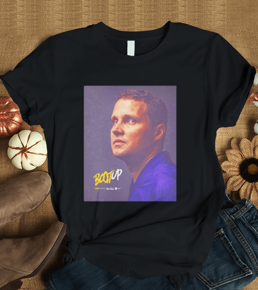 BOOT UP Will Wade LSU Nike Basketball Coach T-Shirt