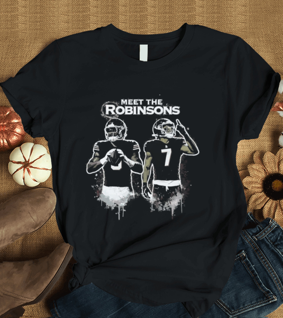 Meet The Robinsons Brian And Bijan Robinson Jr. Atlanta Falcons T-Shirt