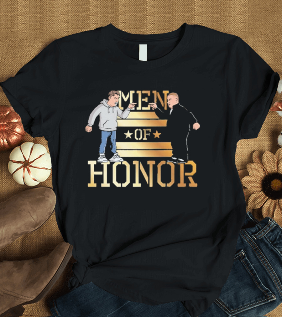 Men Of Honor Stars And Stripes Illustrations T-Shirt