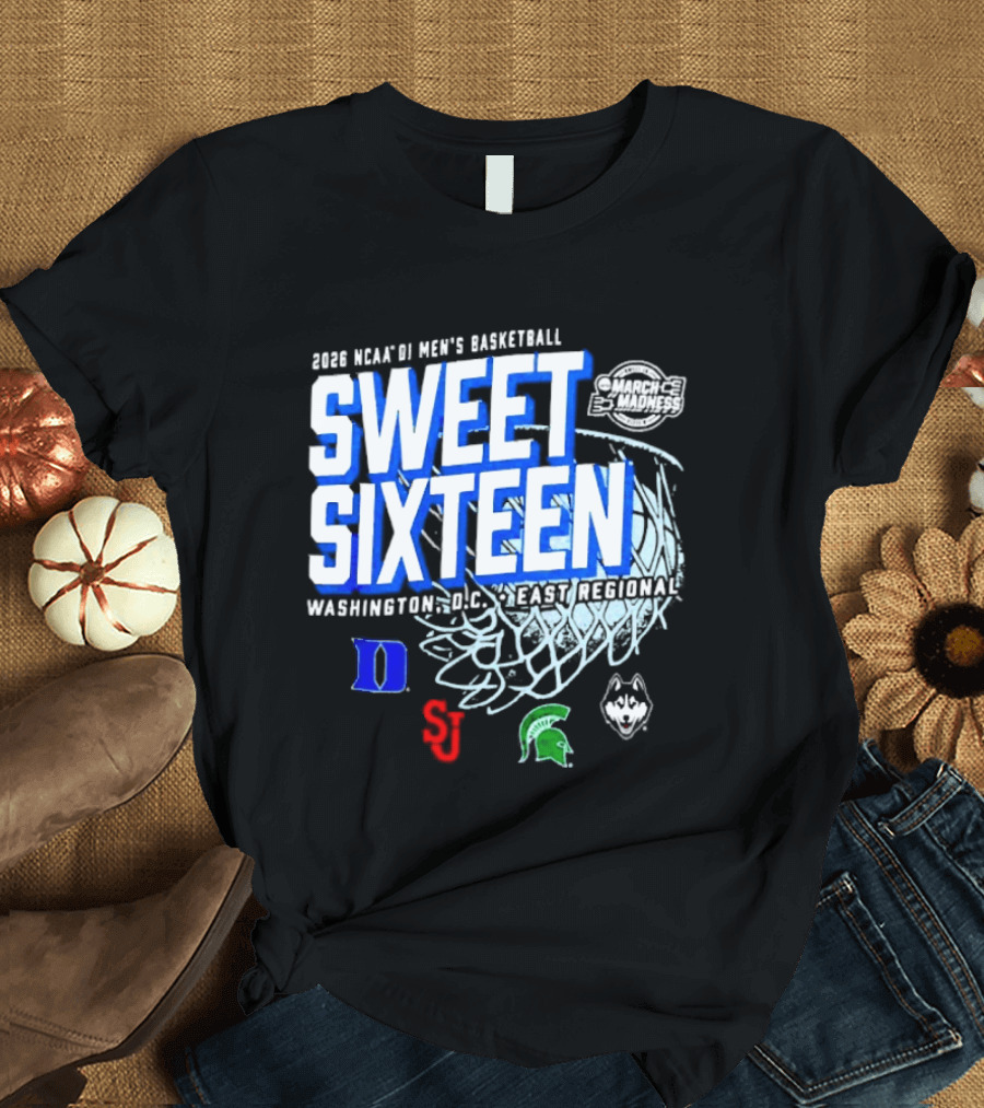 2026 NCAA Men's Basketball Sweet Sixteen Washington DC East Regional March Madness T-Shirt