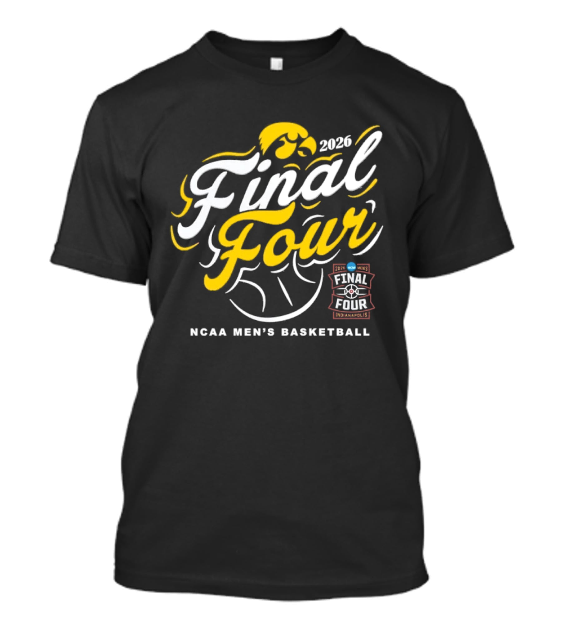 Iowa Hawkeyes 2026 Final Four NCAA Men's Basketball March Madness T-Shirt
