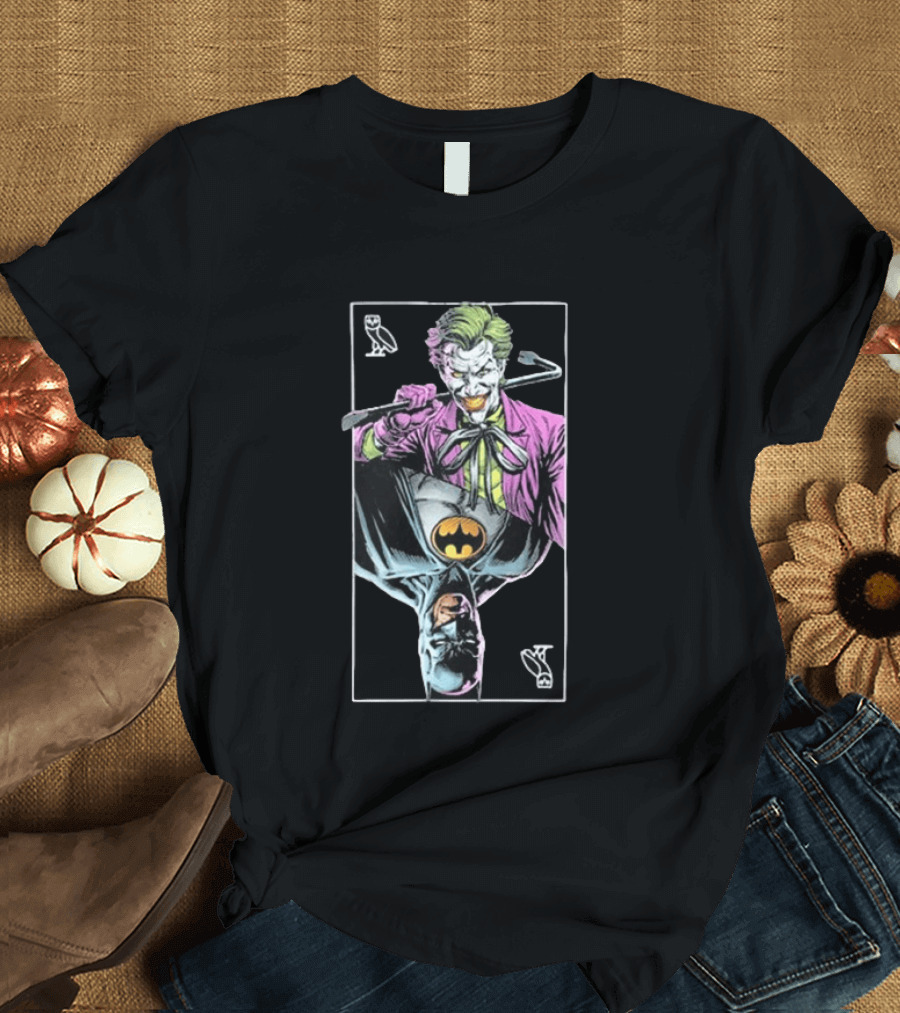 October's Very Own Batman Joker Collaboration Mirror Owls T-Shirt