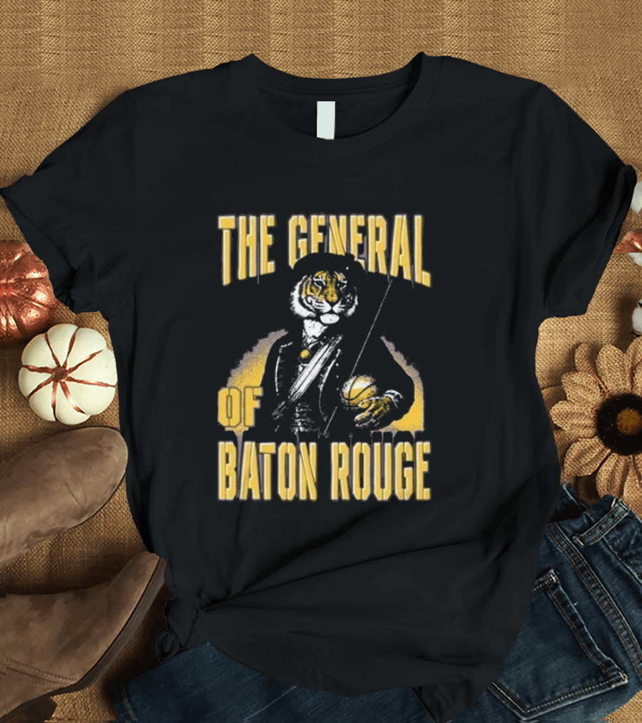 The General Of Baton Rouge Pocket Tiger Conductor Baton Rouge T-Shirt