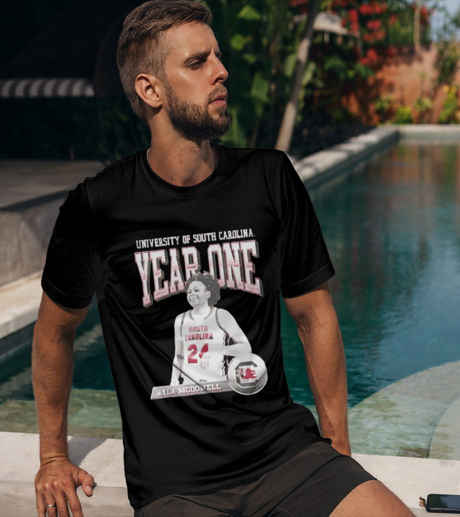 University Of South Carolina Year One Ayla McDowell South Carolina Gamecocks T-Shirt