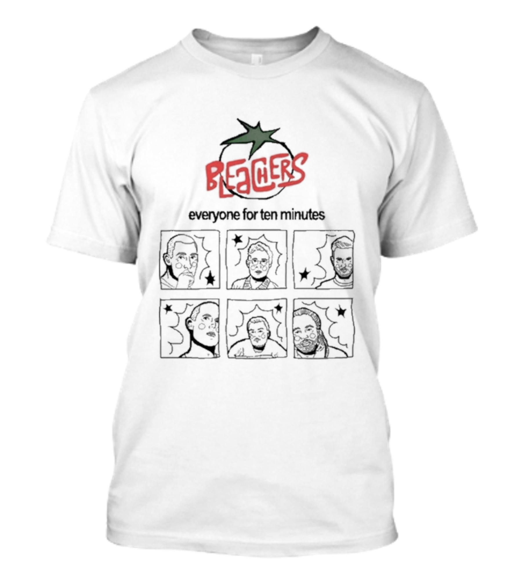 Bleachers Everyone For Ten Minutes Tomato Comic Strip T-Shirt