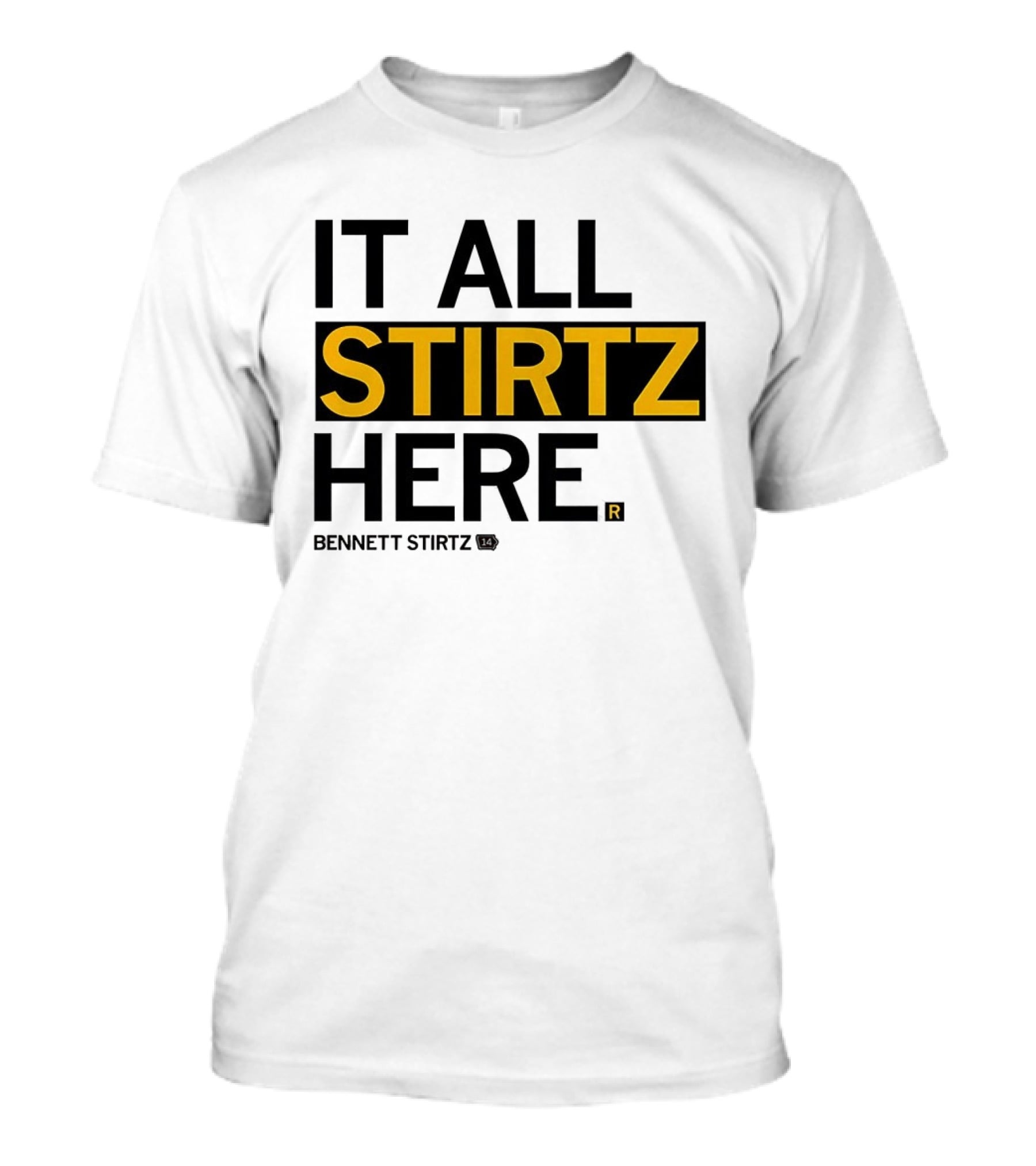 It All Stirtz Here Bennett Stirtz Iowa Hawkeyes Men's Basketball T-Shirt