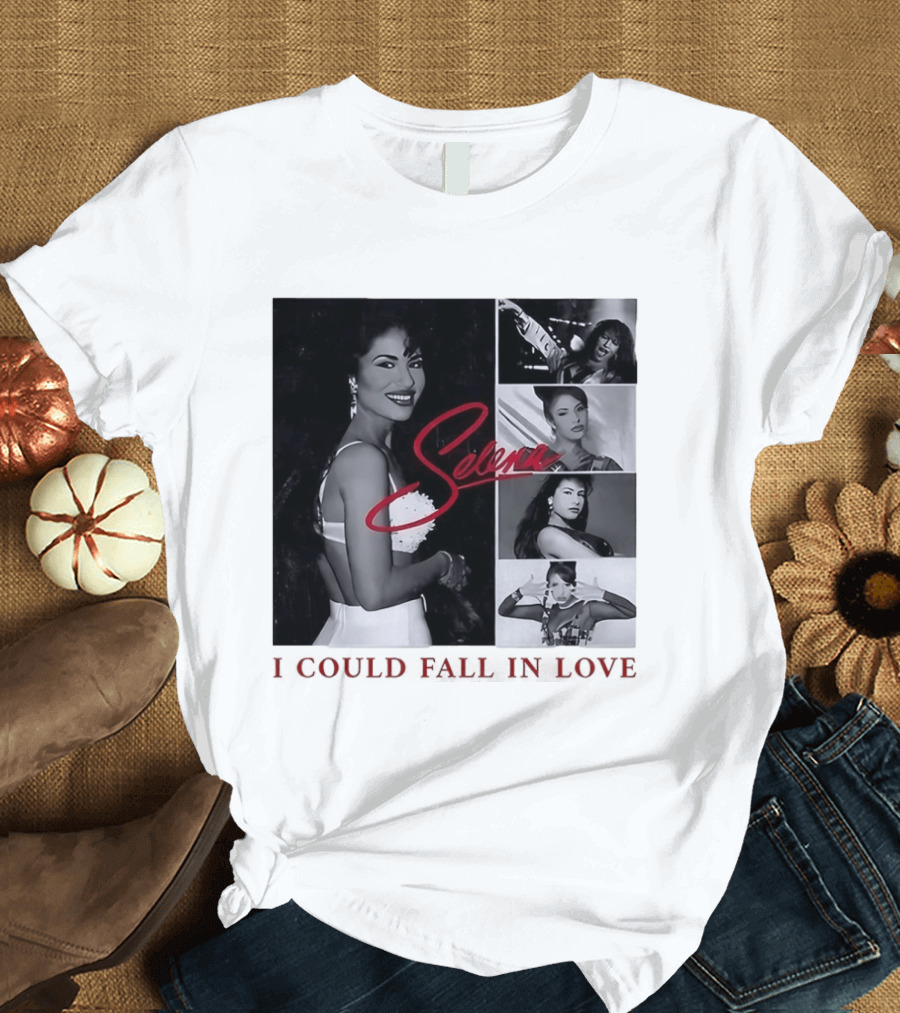 Selena Quintanilla I Could Fall In Love Photomontage T-Shirt