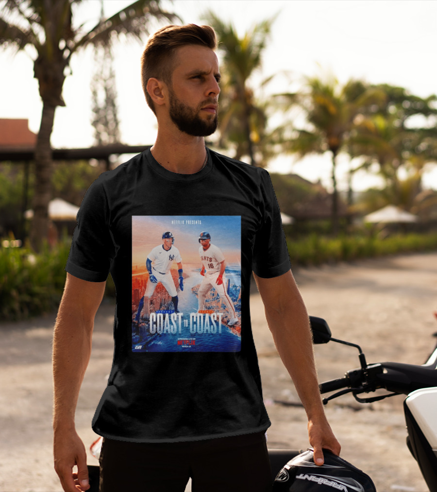 NETFLIX Presents Yankees Giants Coast To Coast Streaming Live March 25 T-Shirt