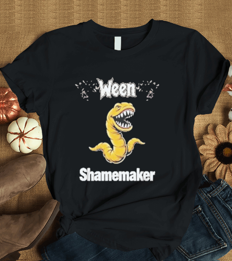 Ween Shamemaker Yellow Snake Teeth T-Shirt