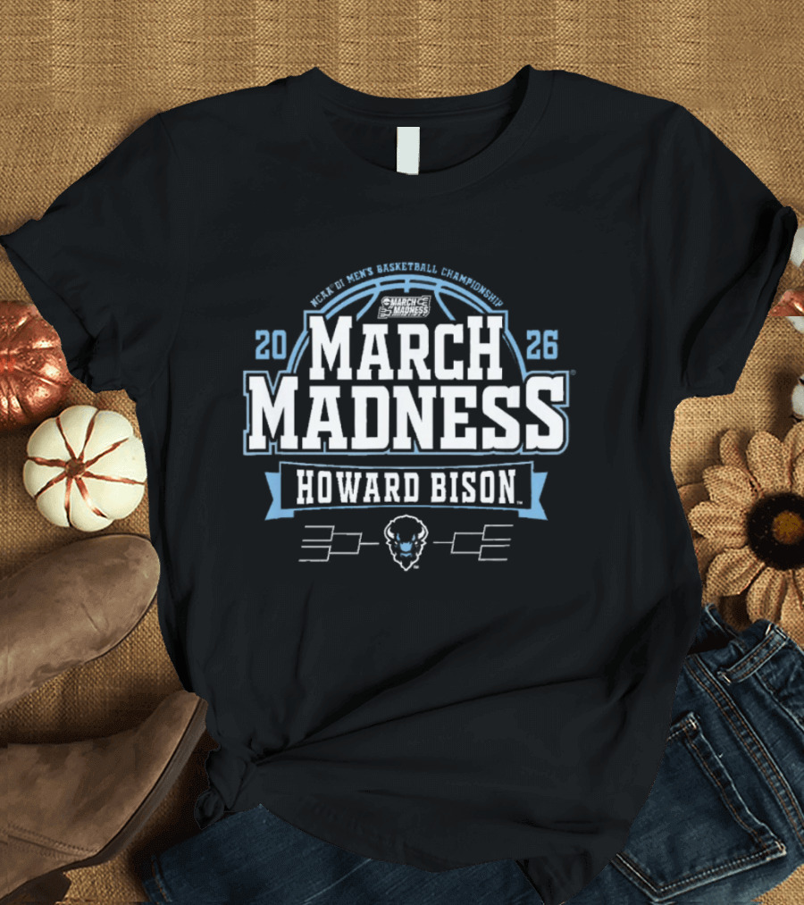 2026 March Madness Howard Bison Basketball Championship T-Shirt