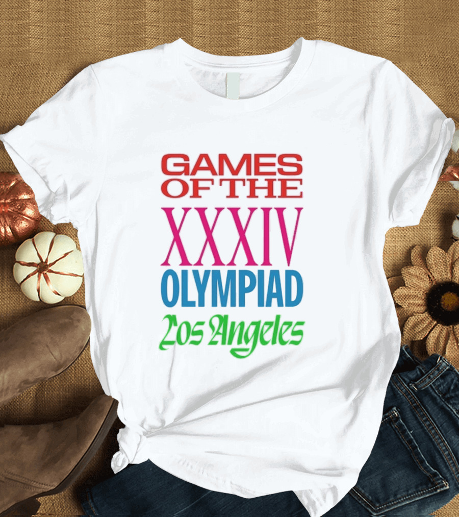 Games Of The XXXIV Olympiad Los Angeles 2028 T-Shirt
