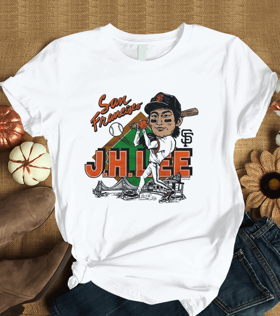 San Francisco Giants J.H. Lee Caricature T-Shirt