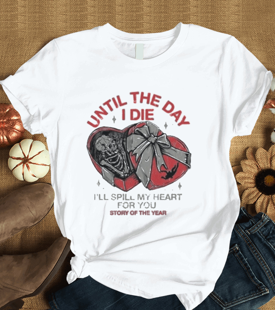 Story Of The Year Until The Day I Die Heart Box I'll Spill My Heart For You T-Shirt