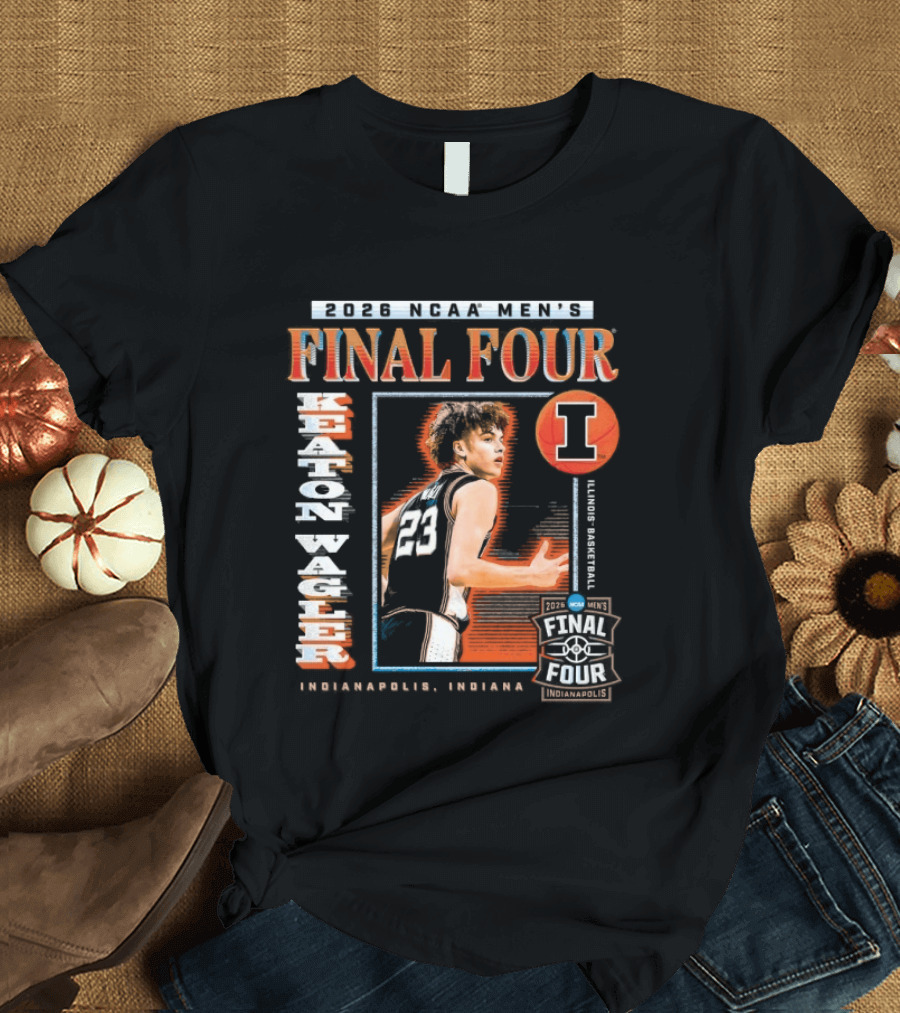 2026 NCAA Men's Final Four Keaton Wagler Indiana Basketball Indianapolis T-Shirt
