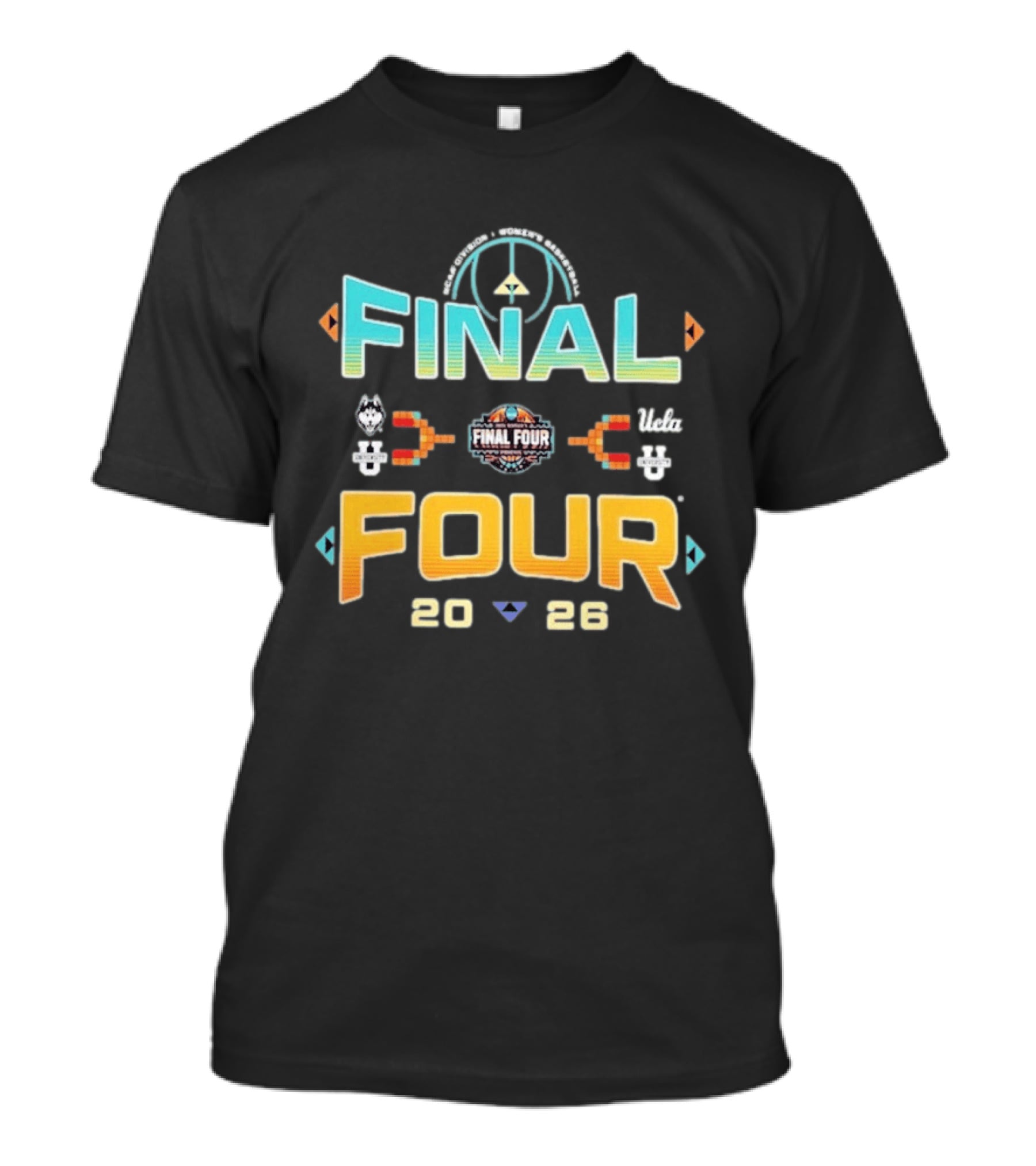 Final Four NCAA Women's Basketball Tournament March Madness 2026 UConn Michigan Move Zone T-Shirt