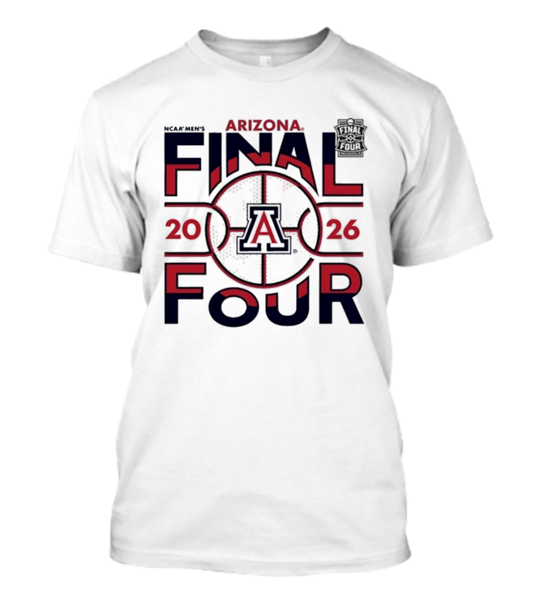 Arizona Wildcats 2026 Final Four Basketball March Madness T-Shirt