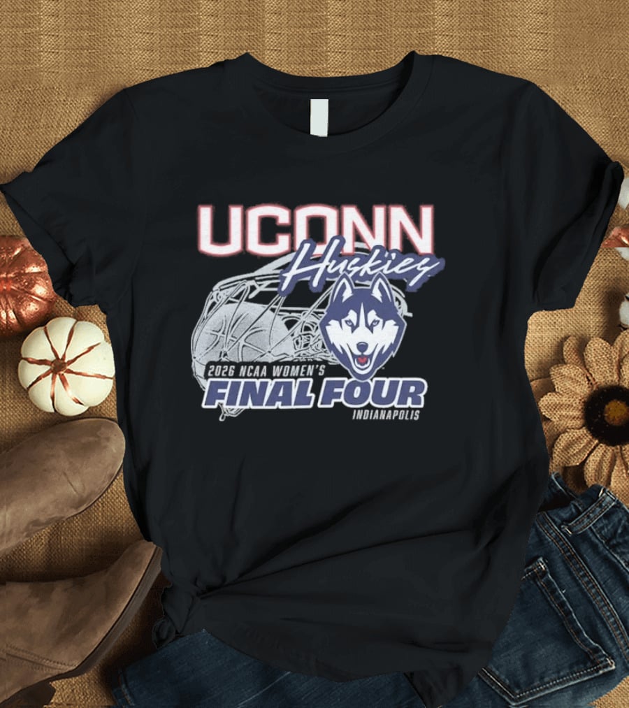 UConn Huskies 2026 NCAA Women's Final Four Indianapolis T-Shirt