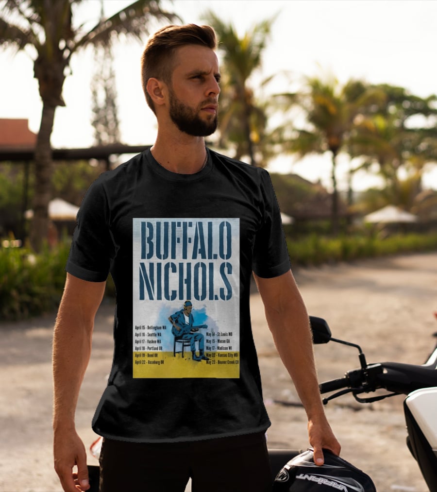 Buffalo Nichols 2026 Summer Tour Bellingham WA To Beaver Creek CO T-Shirt
