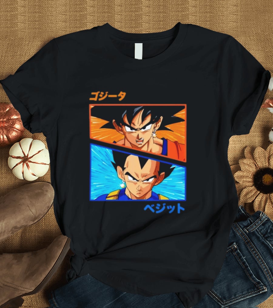 Gogeta Vegito Fusion Transformation Dragon Ball Z Super Saiyan Anime T-Shirt