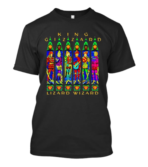 King Gizzard And The Lizard Wizard Stained Glass Band T-Shirt