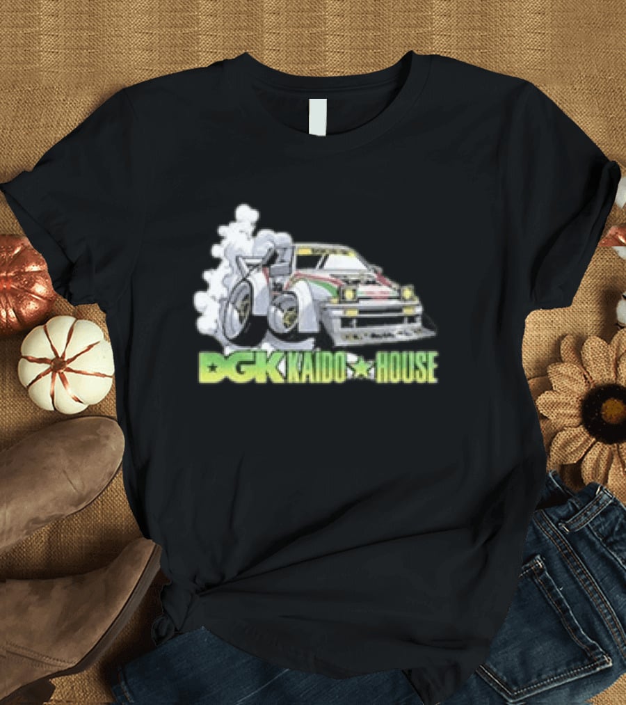 DGK Kaido House Street Spec Wide Open Racing Car Drift T-Shirt