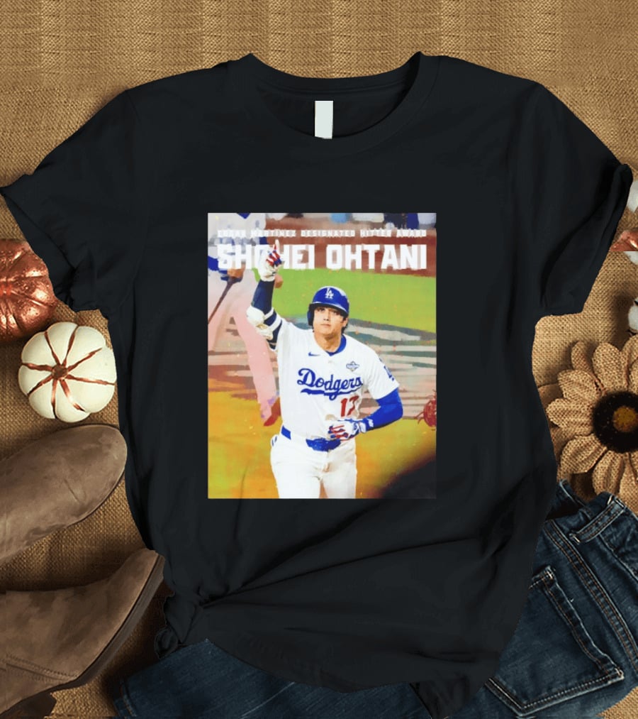 Edgar Martínez Designated Hitter Award Shohei Ohtani Los Angeles Dodgers T-Shirt