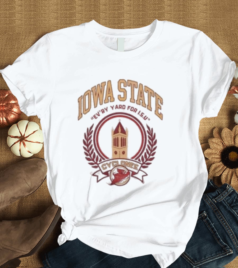 Iowa State Campanile State And Proud Tradition T-Shirt