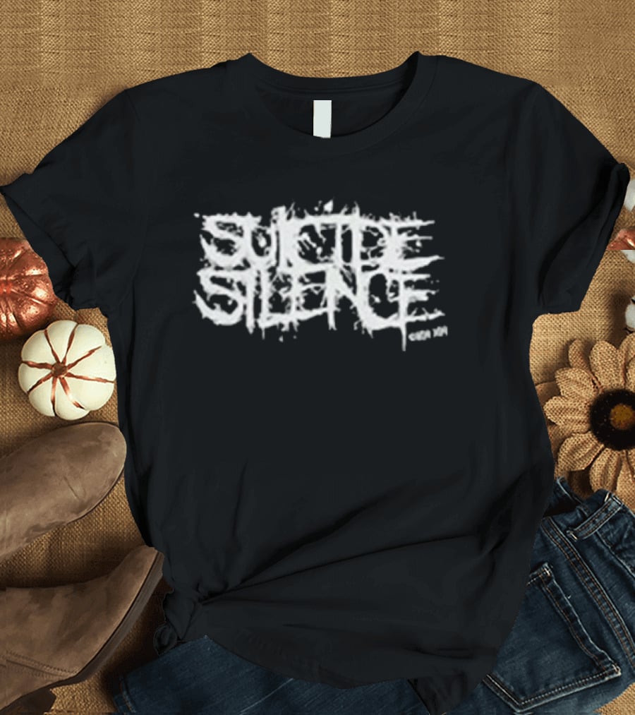 Suicide Silence Pull The Trigger Bitch Band Merchandise T-Shirt