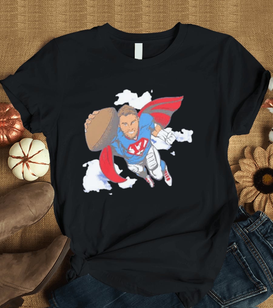 Superhero Football Josh Allen Buffalo Bills T-Shirt