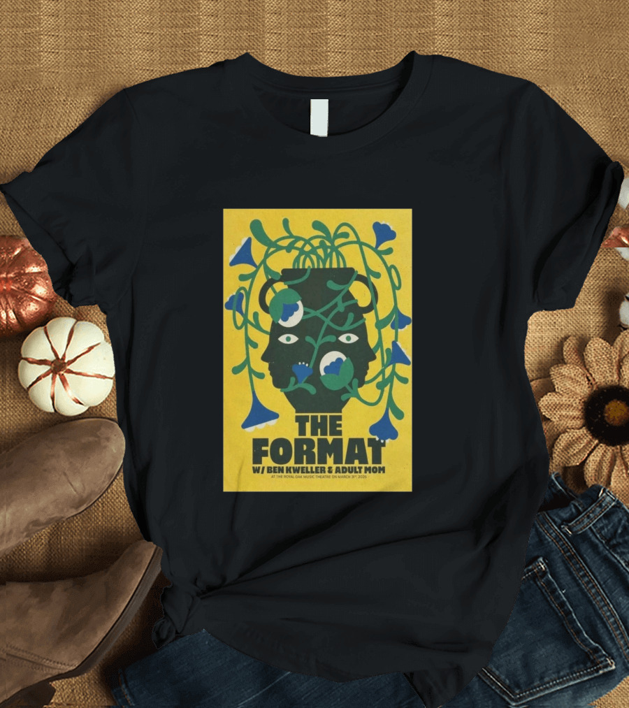 The Format Ben Kweller Adult Mom Royal Oak Music Theatre March 31 2026 Tour T-Shirt