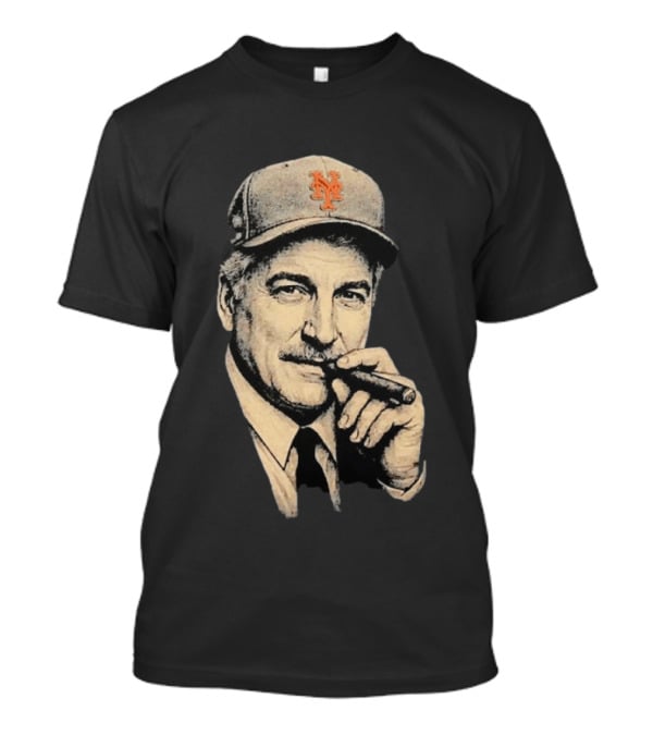 Keith Hernandez Cigar New York Mets Cap T-Shirt
