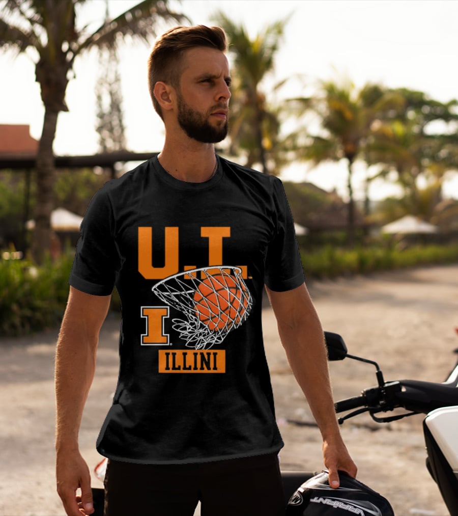 UT Illinois ILLINI Hoops Basketball Heritage T-Shirt