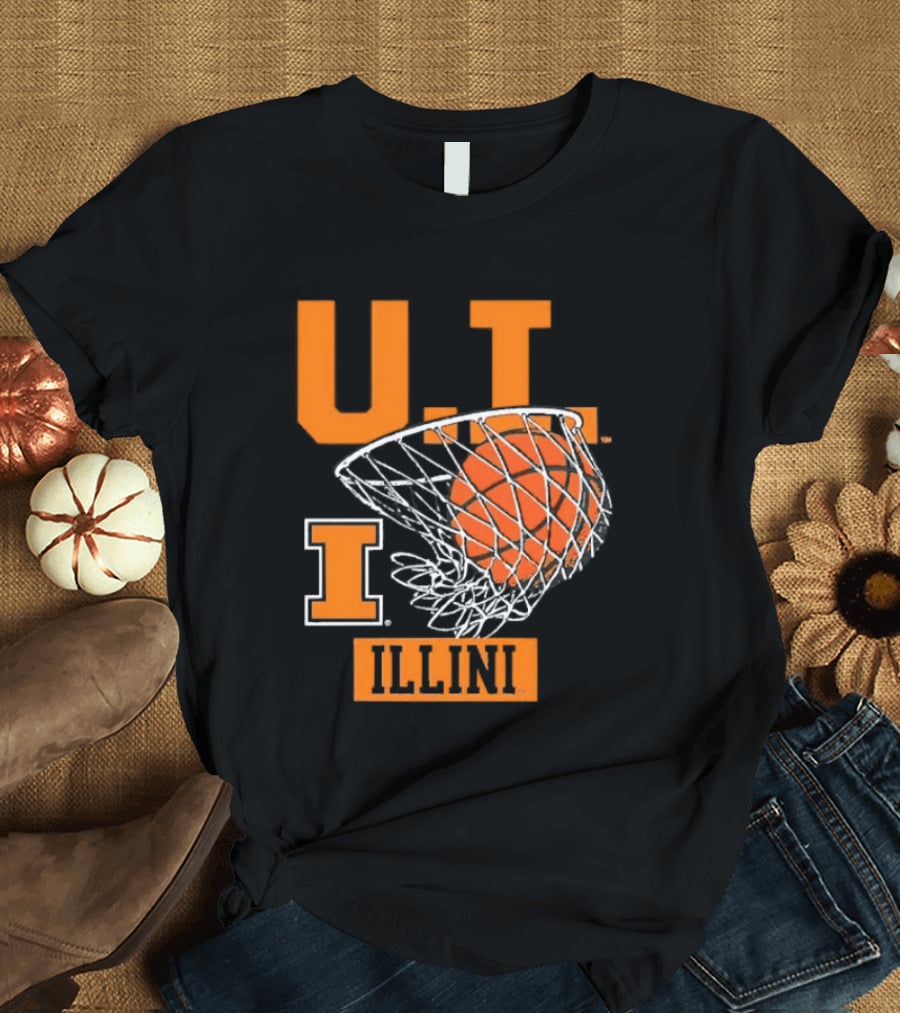 UT Illinois ILLINI Hoops Basketball Heritage T-Shirt