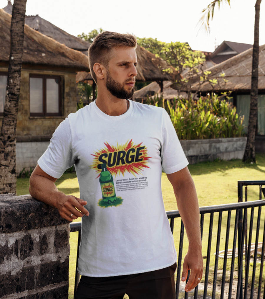 Surge Losing Focus Wake Up Hit The Override Button Instead T-Shirt
