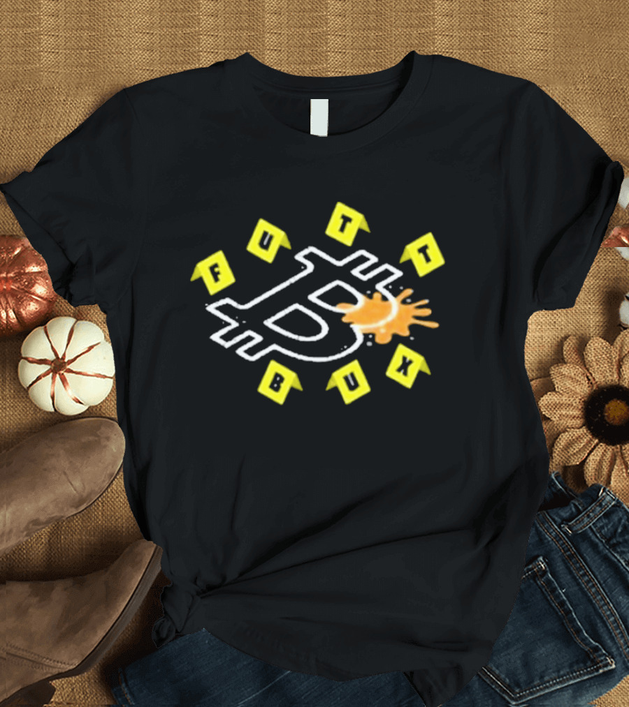 Windscribe Bitcoin Crime Scene Futt Bux T-Shirt