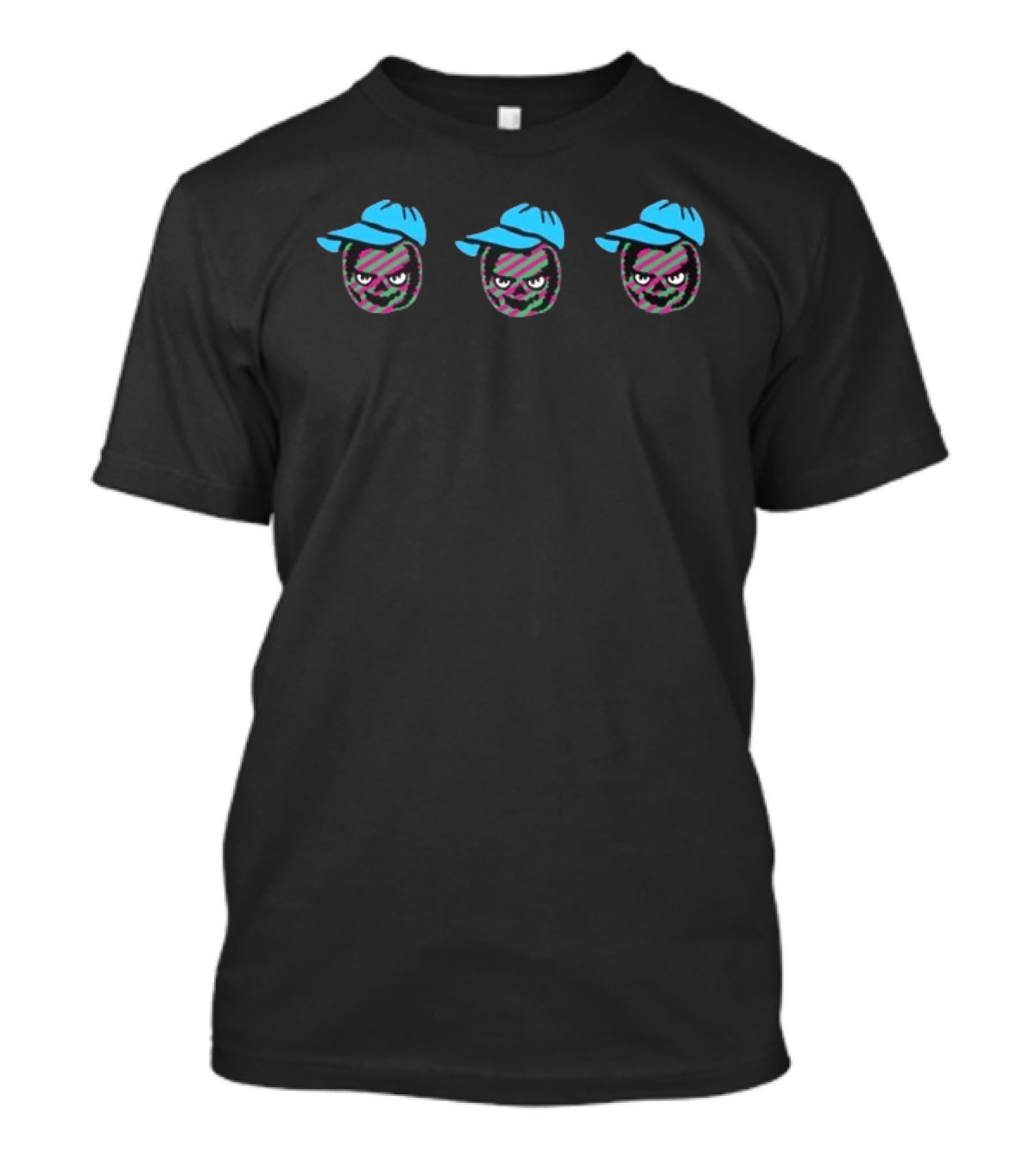 Billionaire Boys Club Ice Cream Cherry Gang Blue Hat Striped Face T-Shirt