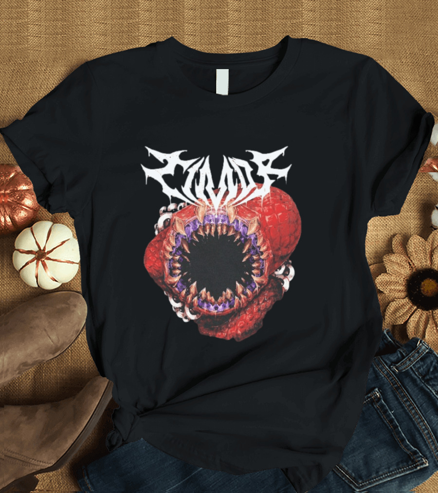 Doggie Timor Monster Crimson Jaws Fantasy T-Shirt
