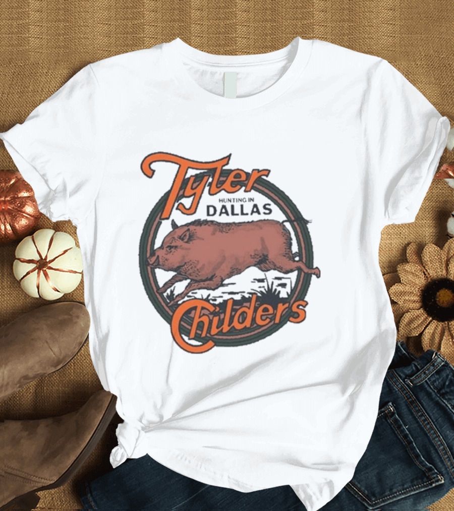Tyler Childers Hunting Dallas April 23 2026 Tour T-Shirt