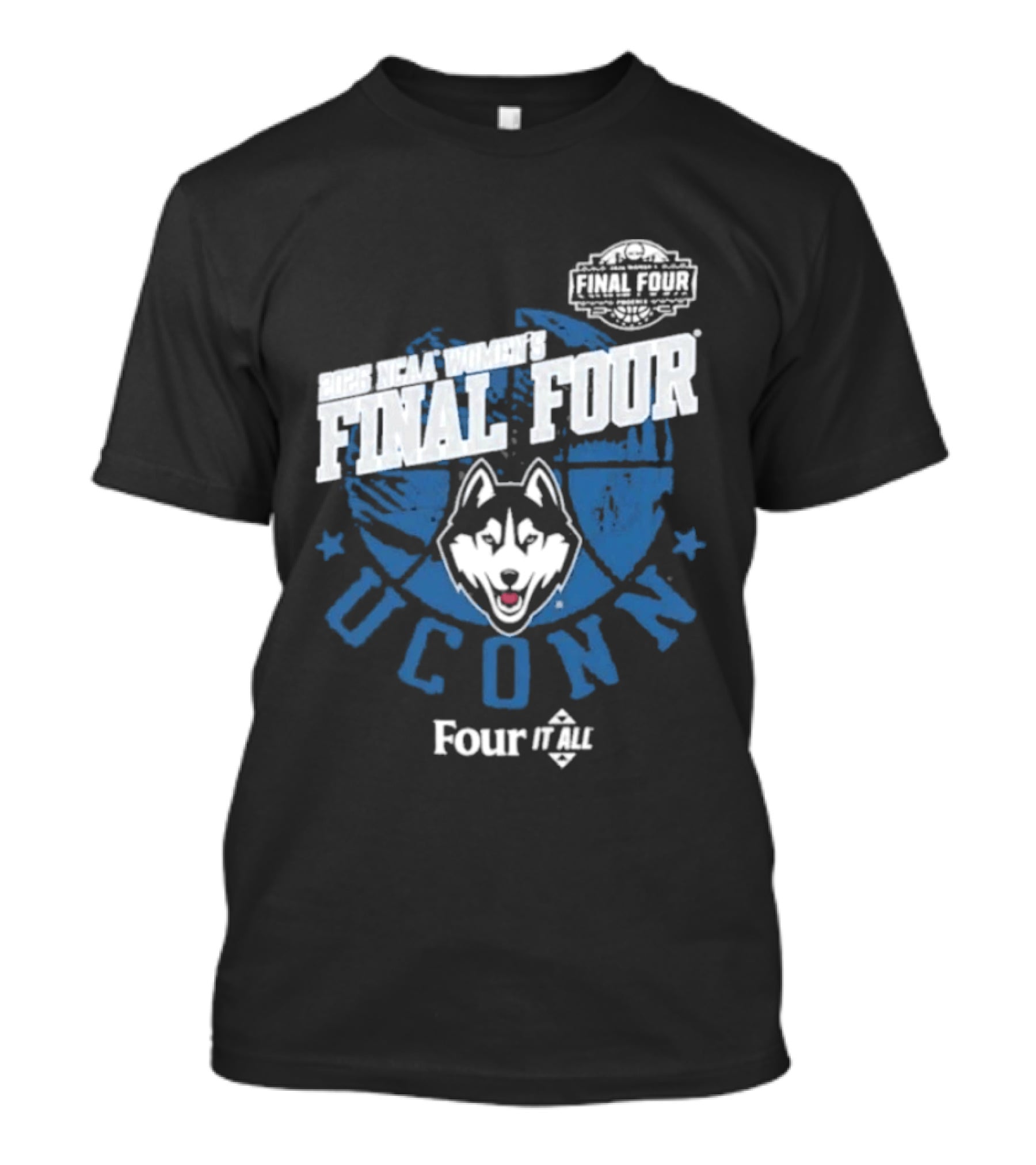 UConn Huskies 2026 NCAA Women's Final Four Four It All T-Shirt