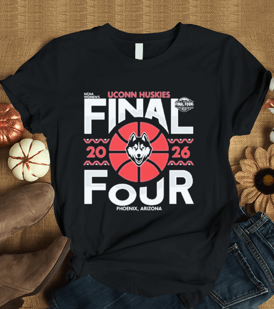 UConn Huskies NCAA Final Four 2026 Phoenix Arizona T-Shirt
