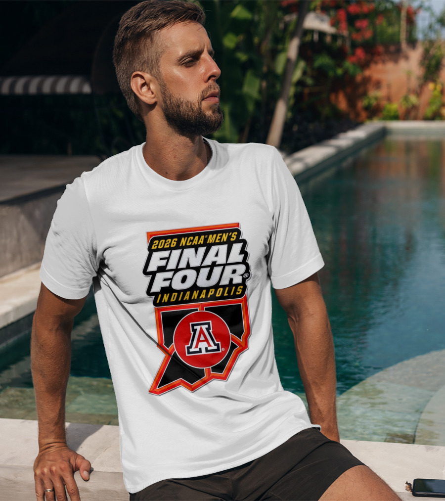 Arizona Wildcats NCAA Men's Final Four 2026 Indianapolis T-Shirt