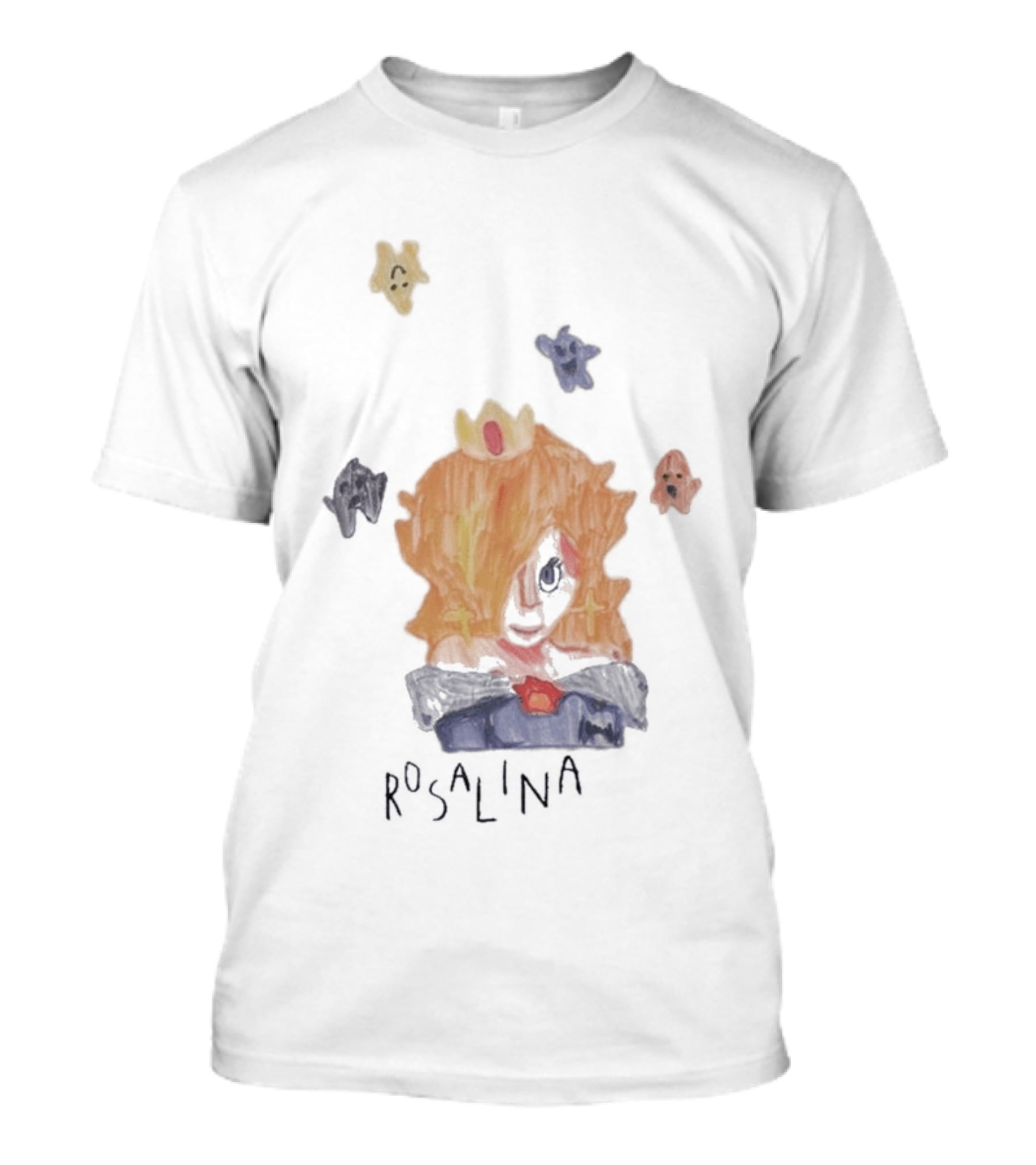 Brie Larson Rosalina Mario Princess With Luma Stars T-Shirt