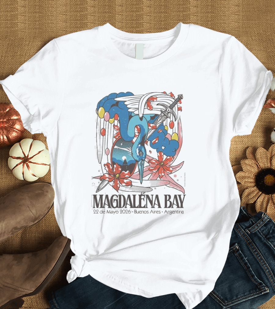 Magdalena Bay 22 De Mayo 2026 Buenos Aires Argentina Event T-Shirt