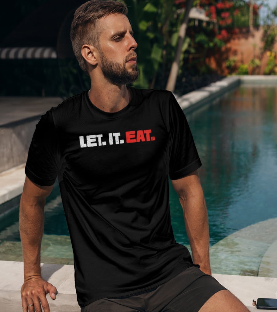 Trevor Bauer Wearing Let It Eat T-Shirt