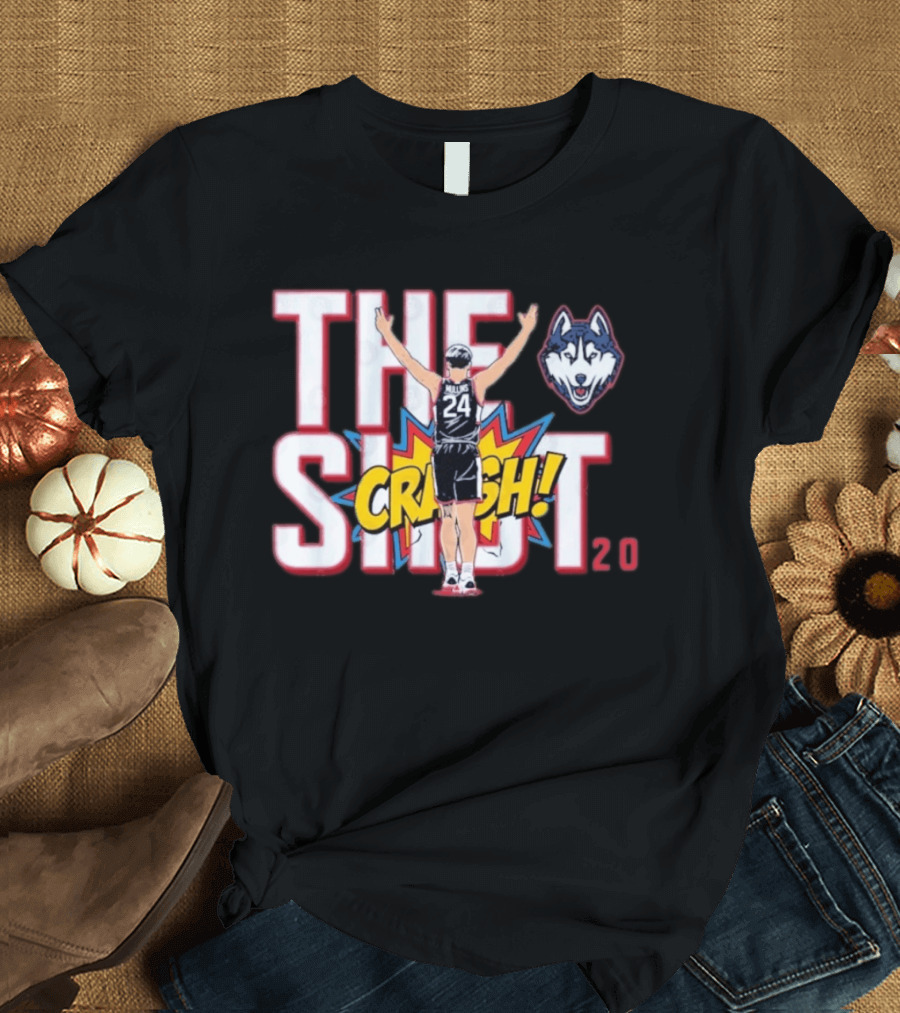 Uconn Huskies Braylon Mullins The Shot Crash 24 Basketball 20 T-Shirt