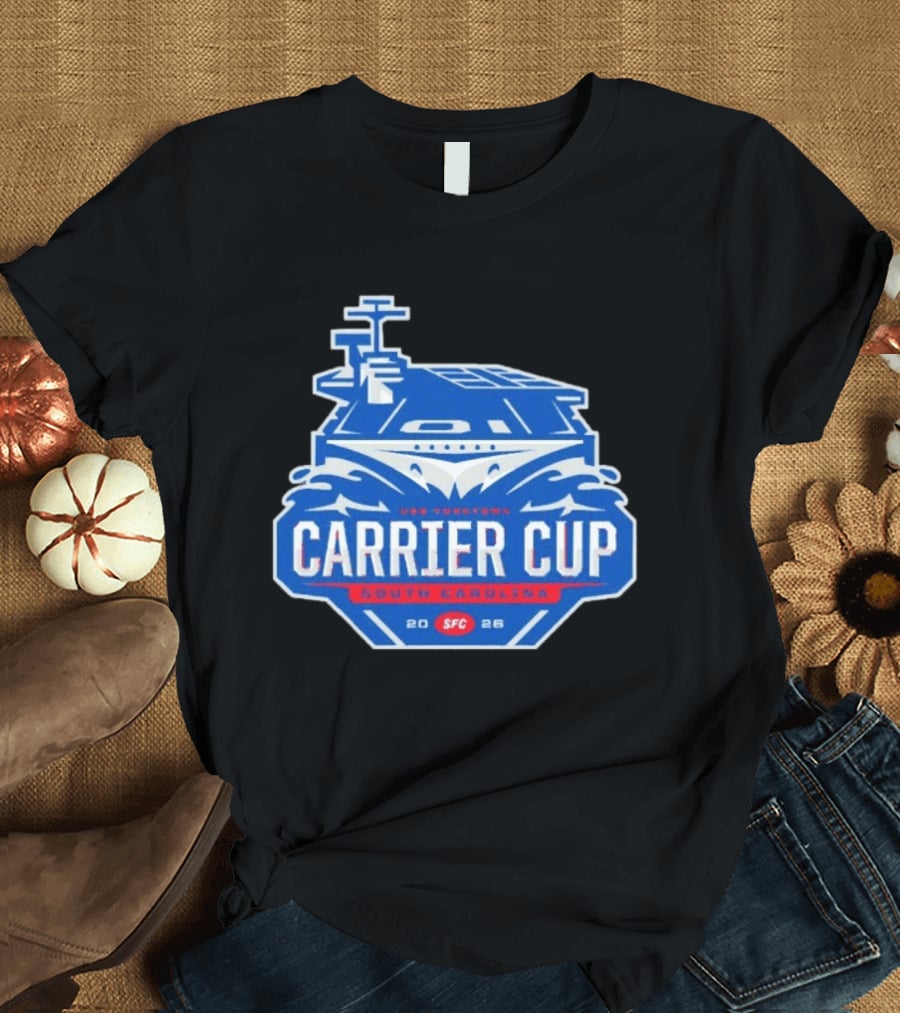 USS Yorktown Carrier Cup South Carolina SFC 2026 Tournament T-Shirt