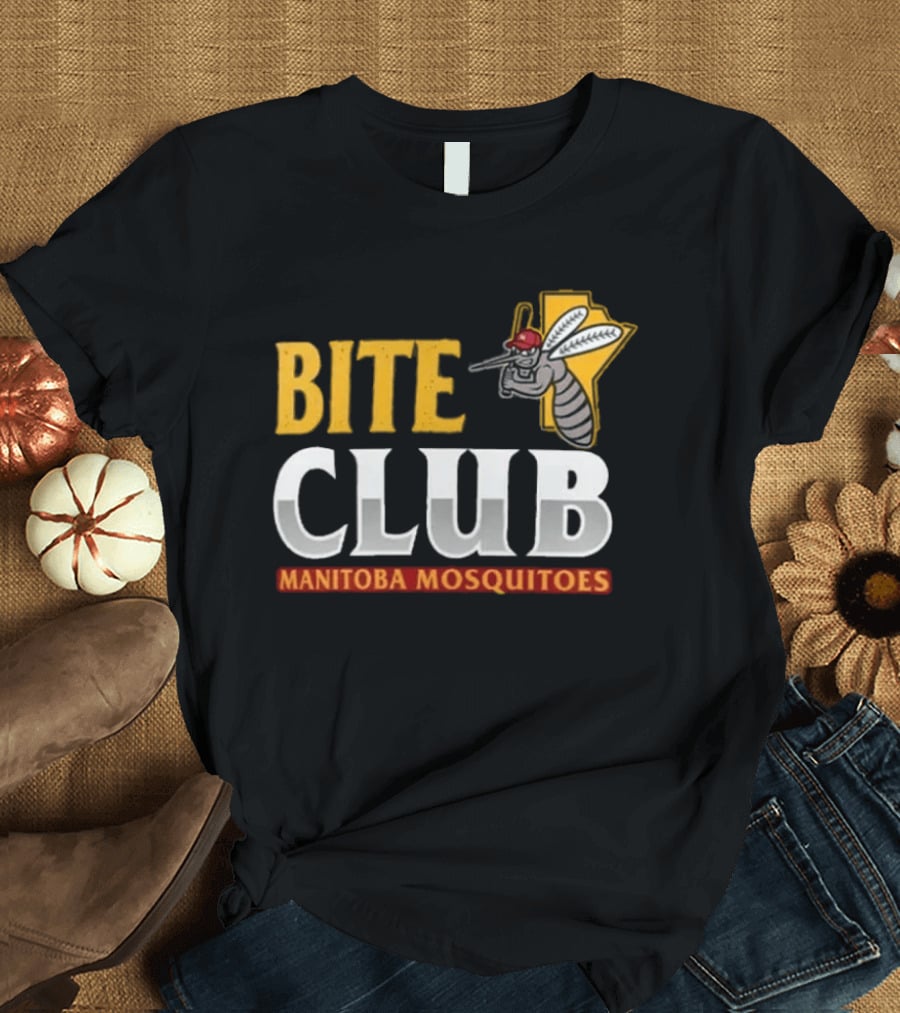 Bite Club Winnipeg Goldeyes Manitoba Mosquitoes 2026 T-Shirt