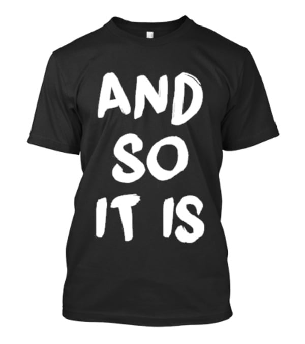 AND SO IT IS Angels Now Standard Shoulder T-Shirt